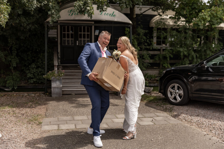 Trouwfotografie bij de Groene Liede in Vijfhuizen.